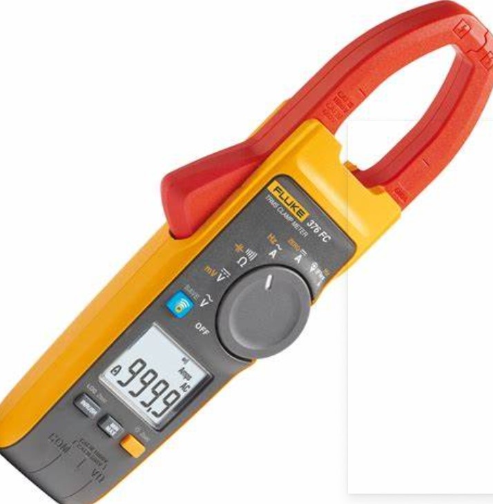 True Rms Multimeter Clap Convenient Fluke 376 True RMS AC / DC Clamp Meter With IFlex 1000 ΜF ...