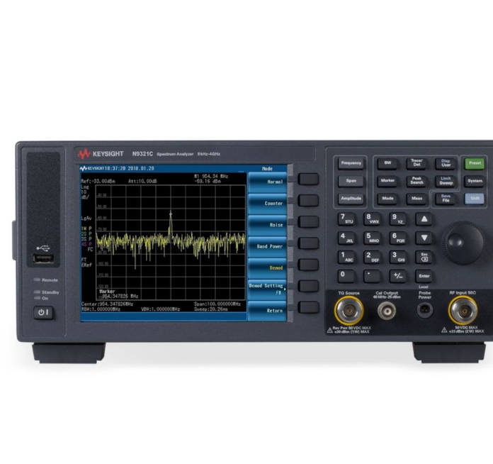 Spectrum Hi Performance Keysight N9321C Desktop Spectrum Analyser 9Khz-4Ghz Bandwidth High ...