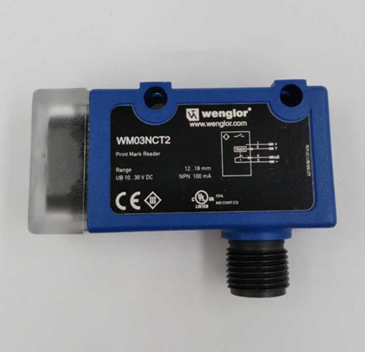 WENGLOR WM03NCT2 Photoelectric Color Scale Sensor, Print Mark Reader
