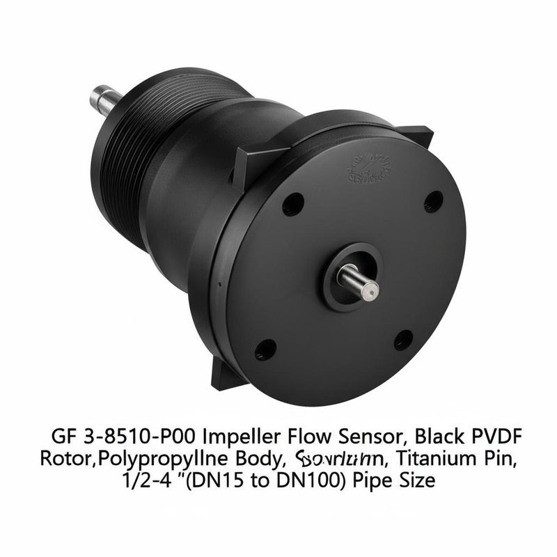 Gf Flow Module GF Impeller Flow Sensor with PVDF Rotor & Titanium Pin