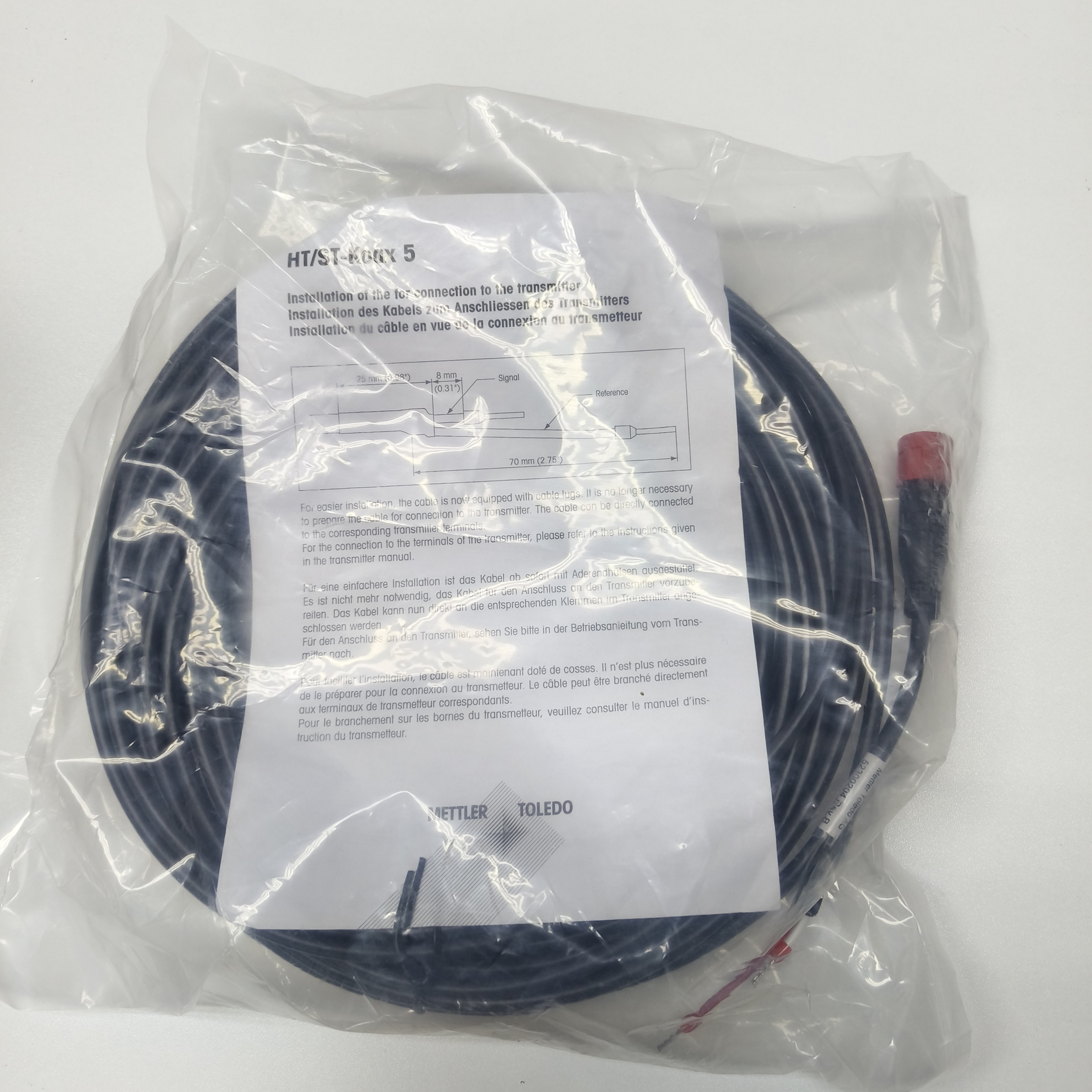 Mettler Toledo AK9 Connection Cable 20 Meters for ORP/Redox pH ...