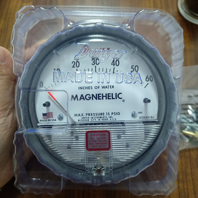 Dwyer 2000 Series 2 Inch NPT Differential Pressure Gauge