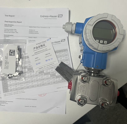 Endress Hauser PMD75 Differential Pressure Transmitter Manifold With Metal Sensor