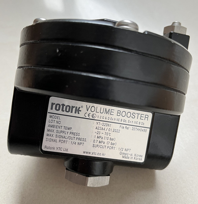 Original Rotork YTC YT320N1 YT-320N2 YTC Volume Booster Aluminium YT-300N1 Pneumatic Amplifier Valve