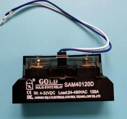 Industrial Large Current Solid State Relay DC-AC SAM4040D SAM4060D SAM4080D SAM40100D SAM40120D SAM40150D 4-32VDC to 48-