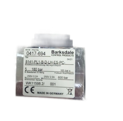 Barksdale 0417-014 8141-PL1-B Pressostat 0409-123 0417-694 8141-PL1-B-D-LH-ES-PC