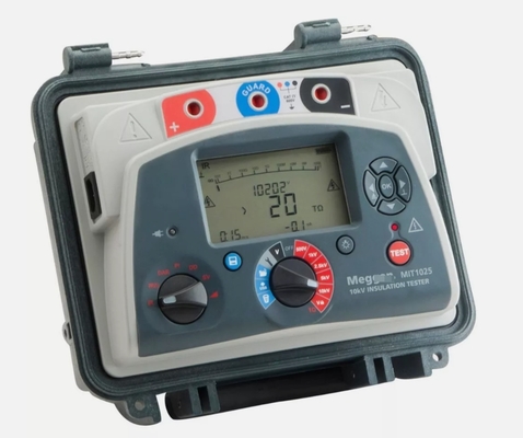 Megger MIT1025 10kV Insulation Resistance Tester 500V Min, 10000V Max, 20TΩ Max, CAT IV