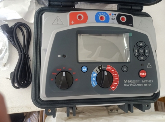 Megger MIT1025 10kV Insulation Resistance Tester 500V Min, 10000V Max, 20TΩ Max, CAT IV
