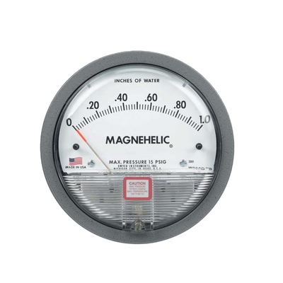 Differential Pressure Gauge 0-100 PSI NPT Threaded Panel Mount