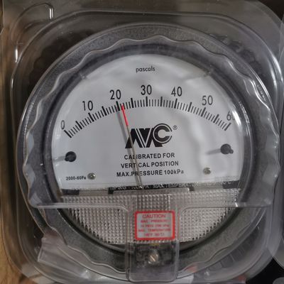 Customizable Company Logo Differential Pressure Gauge with 2kg Weight and 100PCS MOQ for Industrial Use