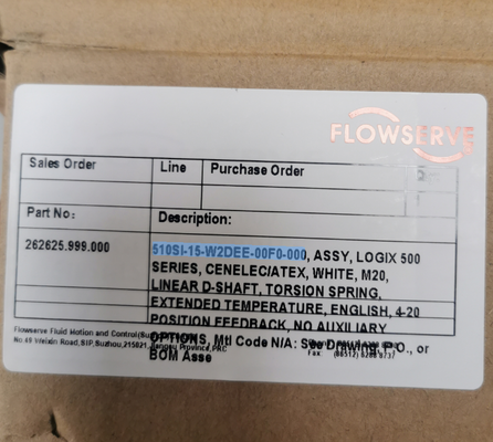 FLOWSERVE Valve Positioner Logix 500 Series Positioner 510si-15-W2DEE-00F0-000 Clearance Sale