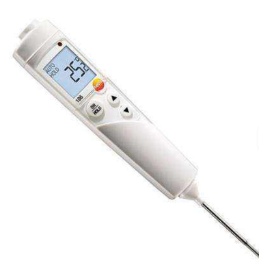 Testo 106 Food Core Thermometer with 0.1°C Resolution IP52 Rating and 250g Weight for Fast Accurate Food Measurement