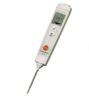 Testo 106 Food Core Thermometer with 0.1°C Resolution IP52 Rating and 250g Weight for Fast Accurate Food Measurement