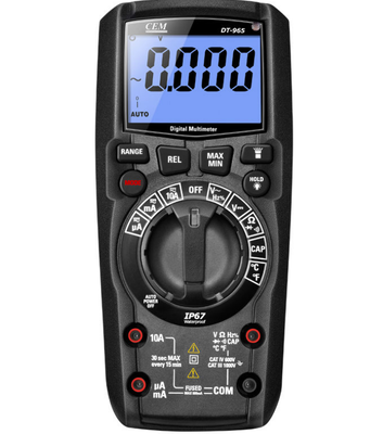 New Original CEM DT-965 True RMS Multimeter, Automatic Range Digital Multimeter in Stock