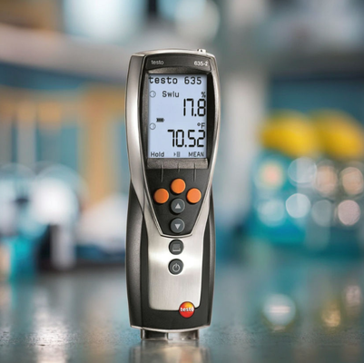 Testo 635-2 Digital Thermahygrometer Temperature Humidity Meter USB ABS Dew Point Pressure Measurement OEM Customizable