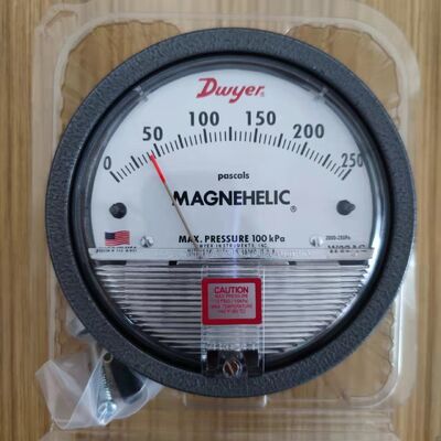 Dwyer Series-2000-Magnehelic Differential Pressure Gauge with No Power Needed, IP67 Rating and 1/8˝ Female NPT Connections