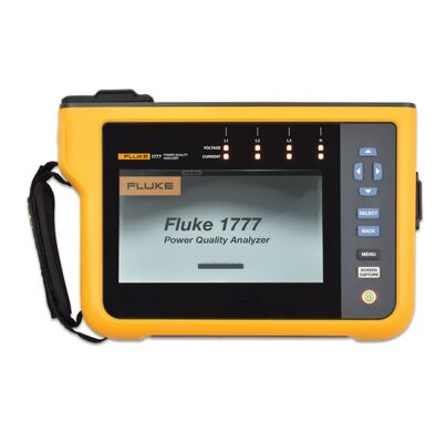 Fluke 1777 Three-Phase Power Quality Analyzer with 1000 V CAT III/600 V CAT IV Safety, 24-bit Synchronous Sampling, and 8 kV Transients Capture