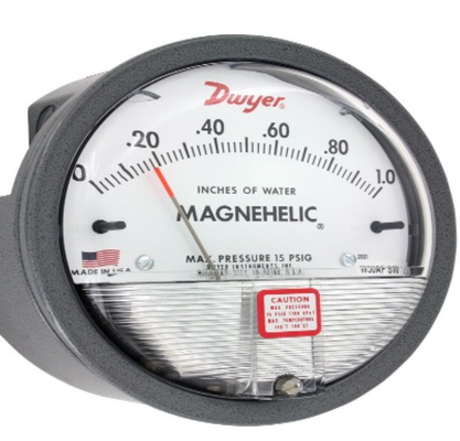 DWYEROMEGA DWYER Low Differential Pressure Gauge Series-2000-Magnehelic
