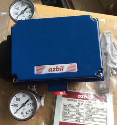 Azbil Smart Valve Positioner AVP Series with 4-20mA Input Signal, Cast Aluminum Stainless Steel 316, and -20°C to +80°C Temperature Range