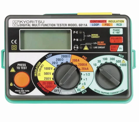  KYORITSU MULTI FUNCTION INSTALLATION TESTER 6011A KEW Multifunction Tester
