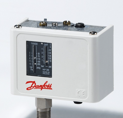 danfoss KP and KPI pressure switches and thermostats are used for control, monitoring and alarm systems, KP36 ,KP35 ，060-113366