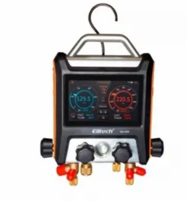 Elitech MS-4000 4-Way Smart Digital Manifold Gauge 5" Touch Screen OEM 1-Year Warranty Pressure/Temperature/Vacuum/Leak