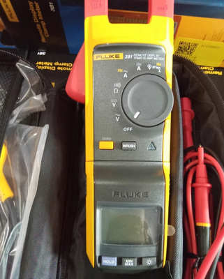 New Original Fluke 381 True RMS AC/DC Clamp Meter with 999.9 A Range and Remote Display