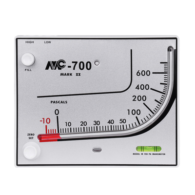 Aquaculture Red Oil Manometer 190*150*32MM Negative Pressure Meter