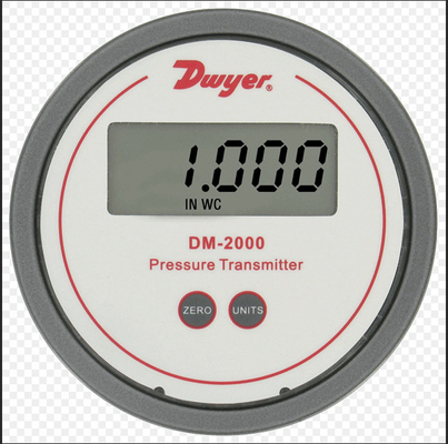 0-1250pa LCD Vertical Digital Pressure Gauge CCC 4-20mA DM-2000 Series