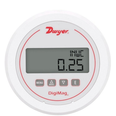 Original Dwyer 5mA 9-24 VDC Digital Pressure Gauge DM-1102