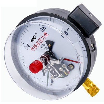YXC-150 Magnetic Aid Electric Contact Pressure Gauge With Bottom Connection
